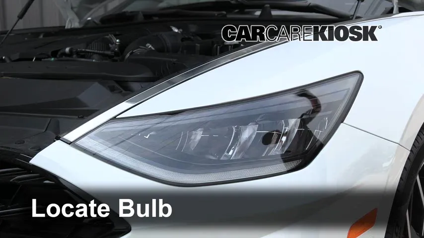 2021 Hyundai Sonata N Line 2.5L 4 Cyl. Turbo Éclairage Feux de croisement (remplacer l'ampoule)